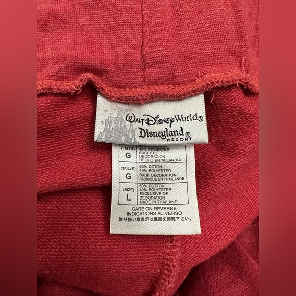 Disney Parks Minnie Jogger Sweatpants Large NWOT - Picture 7 of 7